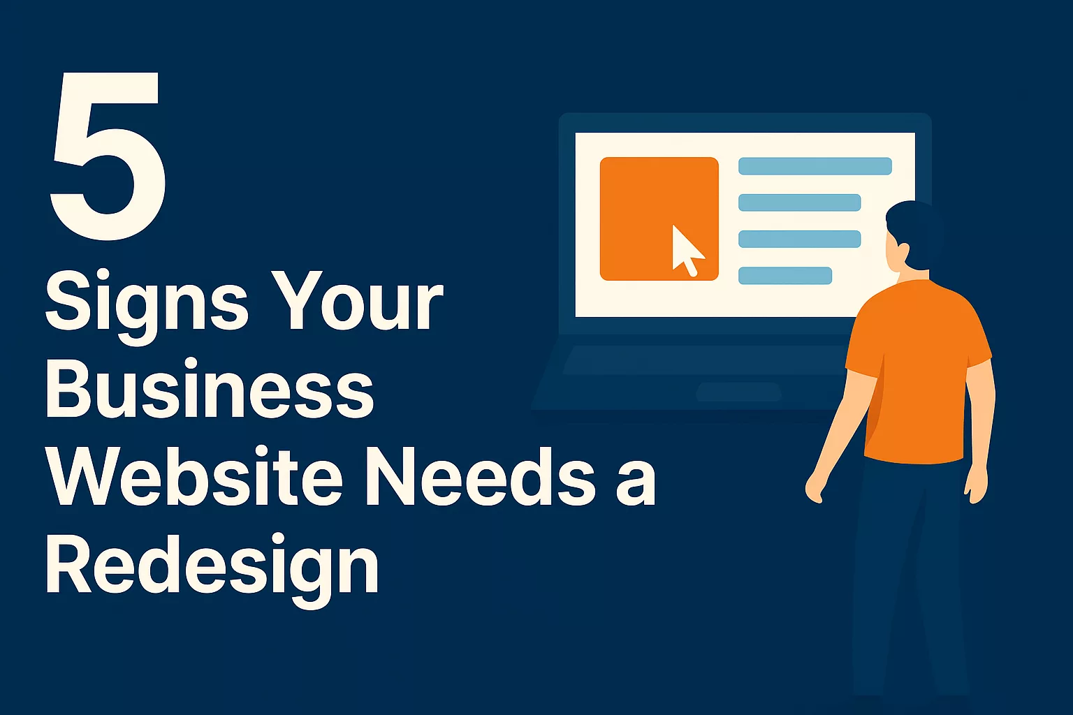 5 signs your business website needs a redesign